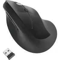 Kensington Souris Pro Fit Ergo Vertical Draadloze Muis - - Ergonomisch - Voor rechtshandigen - 6 knoppen - Zwart