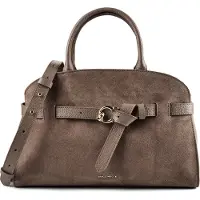 Coccinelle Sabine Suede | Handtas leer | grijs
