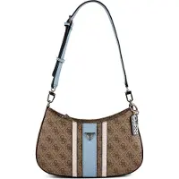 GUESS Dames Noelle bruine schoudertas (OSFA), Casual, Polyurethaan HWBS9672180
