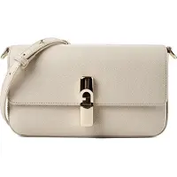 Furla Leren schoudertas Iride Crossbody Bag Butter crème