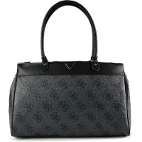 GUESS Schoudertas 'Berta' grijs / zwart