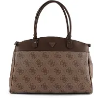 GUESS Schoudertas 'Berta' lichtbruin / donkerbruin