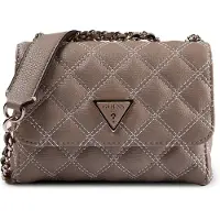 GUESS Schoudertas 'GIULLY II' beige / wit
