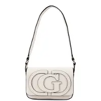 GUESS Dames Ruby schoudertas met flap gebroken wit (OSFA), Casual, Polyurethaan HWNG9740190