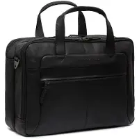 The Chesterfield Brand Ryan Laptoptas 17 inch - Echt leer - Zwart