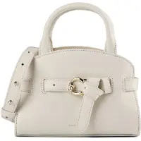 Coccinelle Sabine Handtas Leer 22 cm wit