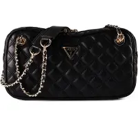GUESS Schoudertas 'Giully II' goud / zwart
