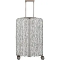 Travelite Lascana Edition 4 wielen Trolley M 65 cm met uitbreidingsplooi zilverkleurig