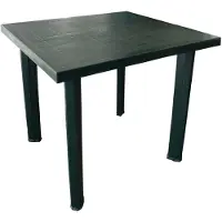 Inda Tuintafel, kunststof, balkon tafel, eettafel, 80x75x72 cm