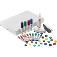 Nobo Whiteboard Accessoire Kit - Inclusief Markers - Magneten - Wissers - Reinigingsspray