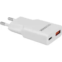 Transmedia USB lader | USB-C PD + USB-A QC | GaN | 30W