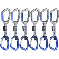 Mammut - Crag Keylock Wire Quickdraws - Klimset 10 cm - Straight / Wire Gate, grijs