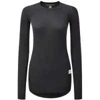 ARTILECT - Women's Boulder 125 Crew L/S - Merino-ondergoed XL, zwart