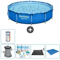 Bestway Zwembad Combi Deal - 6-delig - Steel Pro Rond 366x76 cm
