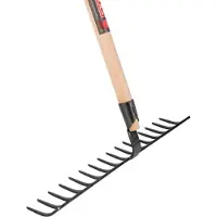 Talentools – Tuinhark – Gesmeed – Professioneel – 16 tanden – Essenhouten steel – 160 cm