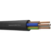 Draka H07RN-F Flexibele Neopreen Kabel 5G16mm2 Zwart - 809928 [2 Meters]