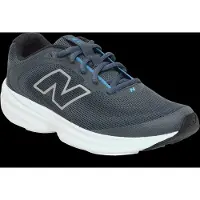 New Balance Heren Sneakers 411v4 blauw (44), Plat, Veters, Sportief, Mesh, Marineblauw M411V4_RU