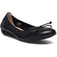 Wonders Dames Ballerina's van Leer Bo 12 Zwart (37), Plat, Geen, Casual A-61112_3465_5792