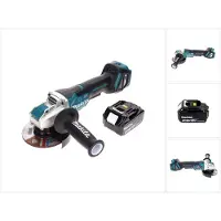 Makita DGA 519 F1 Snoerloze haakse slijper 18 V 125 mm Brushless X-Lock + 1x oplaadbare accu 3.0 Ah - zonder lader