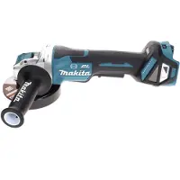 Makita DGA 519 RGJ accu-haakse slijper 18 V 125 mm borstelloos X-Lock + 2x accu 6,0 Ah + oplader + Makpac