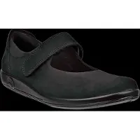 Ecco 207503 SOFT Bandschoenen | Maat 36 Dames Zwart