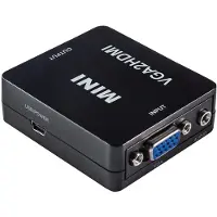 MaxTrack VGA + 3,5mm Jack naar HDMI converter | zwart