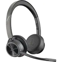 Poly Voyager 4320-M MS Draadloze Office Headset + Oplaadstandaard