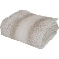 Boltze - Plaid - Deken - Comfort - 150x200cm - Zware Kwaliteit - Creme/Bruin/Beige
