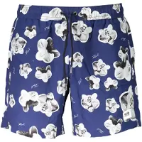 Karl Lagerfeld Blauw Polyester Heren Zwem Boxer