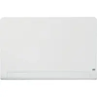 Nobo Glasbord Diamond, afgeronde hoeken, met 1 stift en 2 magneten, 1000 x 560 mm