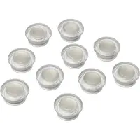 Nobo - Glasbordmagneten - 10 stuks - Wit