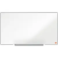 Nobo Impression Pro Widescreen Magnetisch Whiteboard Van Staal Met Pennengoot - Inclusief Whiteboard Marker - 710x400mm - Wit