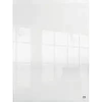 Nobo Draagbaar, Droog Uitwisbaar Mini Whiteboard voor Bureau of aan de Muur - 600 x 450 Millimeter - Inclusief Whiteboard Marker En Montage Pads - Transparant Acryl