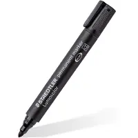 Staedtler 10x Viltstift Rond zwart 2mm