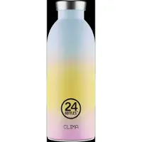 24Bottles Drinkfles 'Van Orton' lichtblauw / lichtgeel / lichtlila