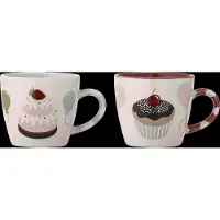 Bloomingville Darby Mok Pak Van 2 - Kindermokken Steengoed Red - 82062713