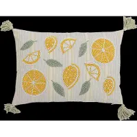 Bloomingville Lemon kussen geel