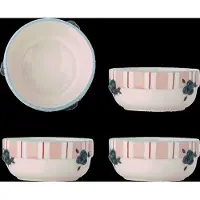 Bloomingville Carry schalen roze set van 4 stuks