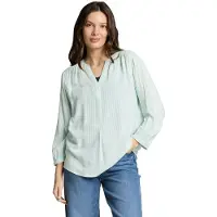 Tom Tailor Blouse mintgroen / wit