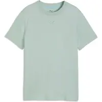 Puma Essential T-shirt met logo - mintgroen Meisjes Katoen Ronde hals Logo - maat 176