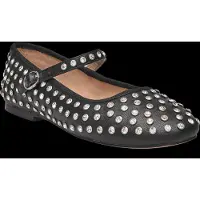 Steve madden Ballerina met riempjes 'Vinetta-R' zwart / zilver / transparant