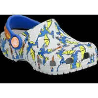 Crocs Open schoenen 'Classic' blauw / geel / lichtgrijs / oranje