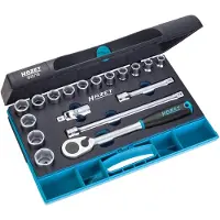 Hazet 932/18 Dopsleutelset Metrisch 1/2 (12,5 mm) 18-delig