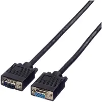 Roline HQ VGA kabel HD15 M/F, 2 m