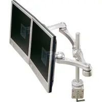 Roline LCD dubbele monitorarmsteun, 4 draaipunten, tafelmontage