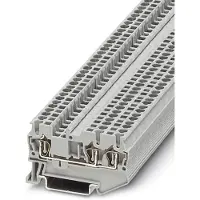 Phoenix Contact 3031241 Doorgangsserieklem 5.2 mm Spanveer Grijs 50 stuk(s)