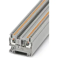 Phoenix Contact 3210237 Doorgangsserieklem 5.2 mm Snelaansluiting Grijs 50 stuk(s) Piece