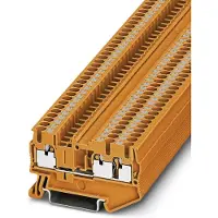 Phoenix Contact 3211210 Doorgangsklem 5.2 mm Snelaansluiting Oranje 50 stuk(s) Piece