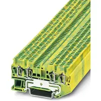 Phoenix Contact 3031209 Doorgangsserieklem 4.2 mm Spanveer Groen, Geel 50 stuk(s) Piece
