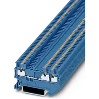 Phoenix Contact 3208168 Doorgangsserieklem 3.5 mm Snelaansluiting Blauw 50 stuk(s) Piece